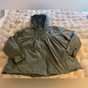 Lucky brand army green jacket. XL